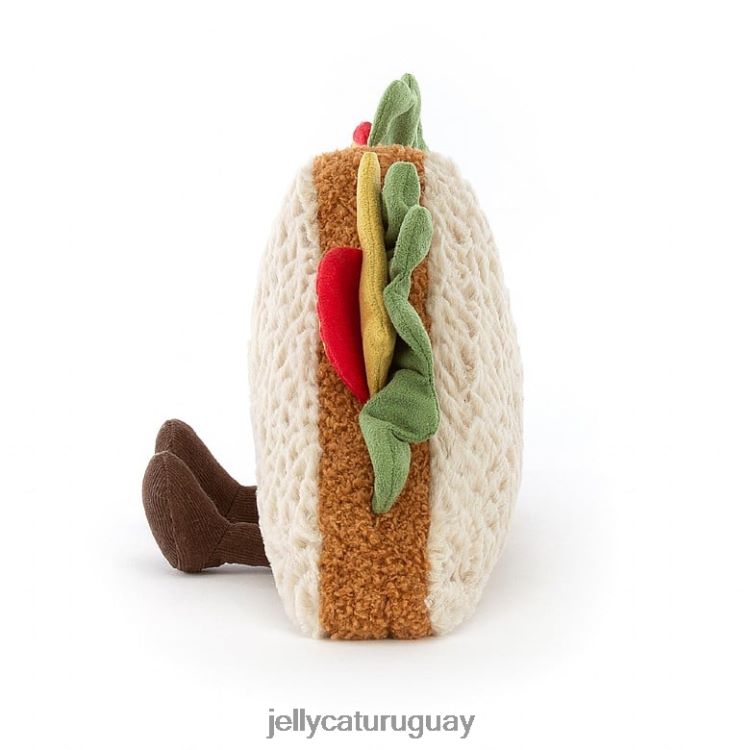 juguete Jellycat sándwich divertido beige T88T62164