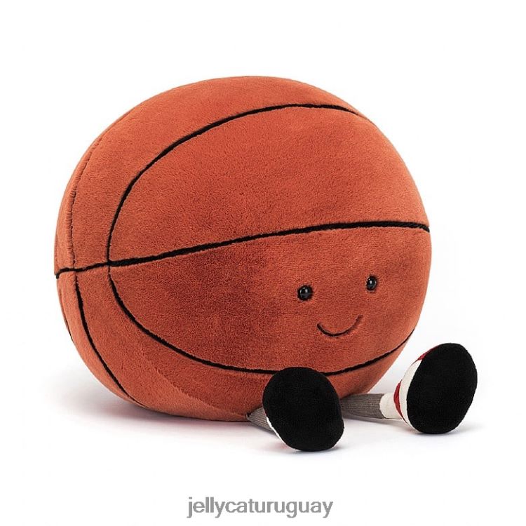 juguete Jellycat divertido deportes baloncesto naranja T88T62165