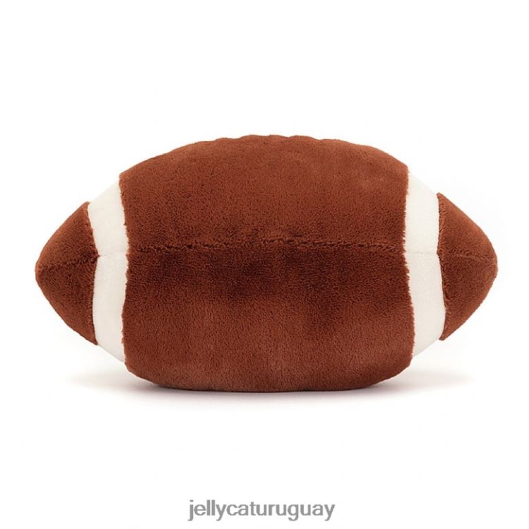 juguete Jellycat divertido deportes fútbol americano marrón y blanco T88T62108