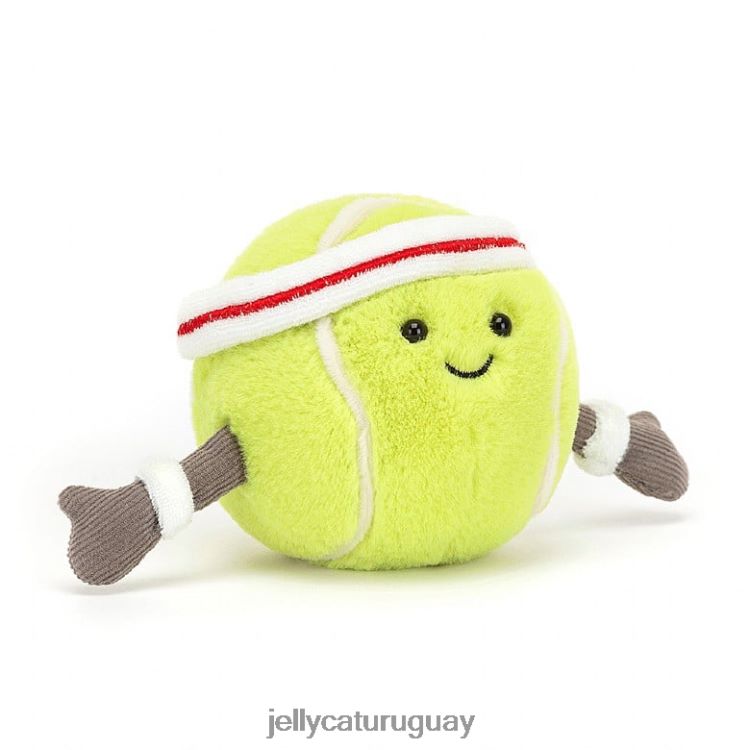 juguete Jellycat pelota de tenis deportiva divertida verde T88T6228