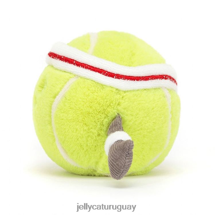 juguete Jellycat pelota de tenis deportiva divertida verde T88T6228