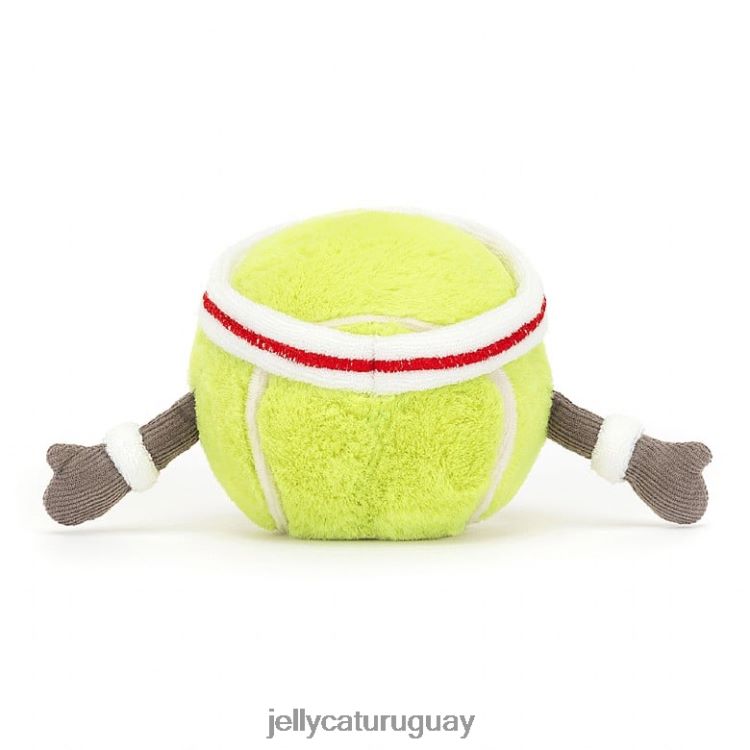 juguete Jellycat pelota de tenis deportiva divertida verde T88T6228