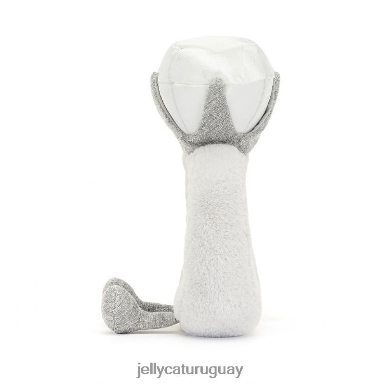 juguete Jellycat divertido anillo de diamantes gris T88T62535