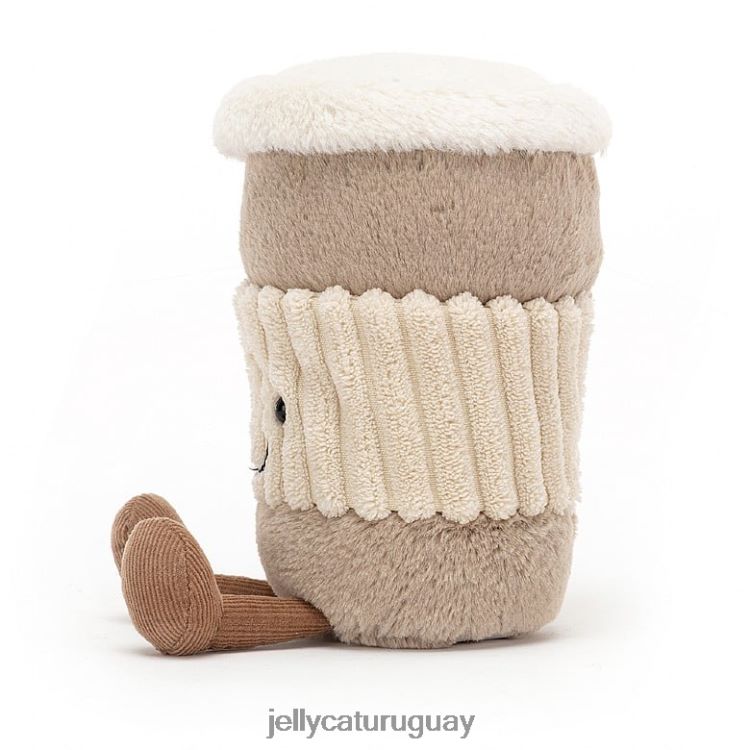 juguete Jellycat divertido café para llevar beige T88T62675