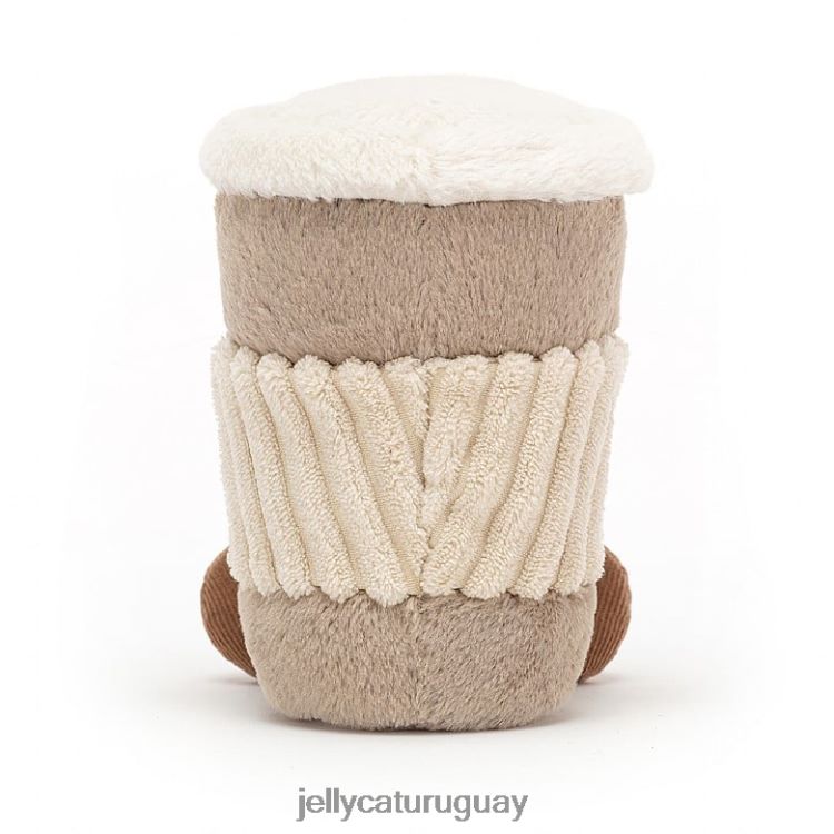 juguete Jellycat divertido café para llevar beige T88T62675