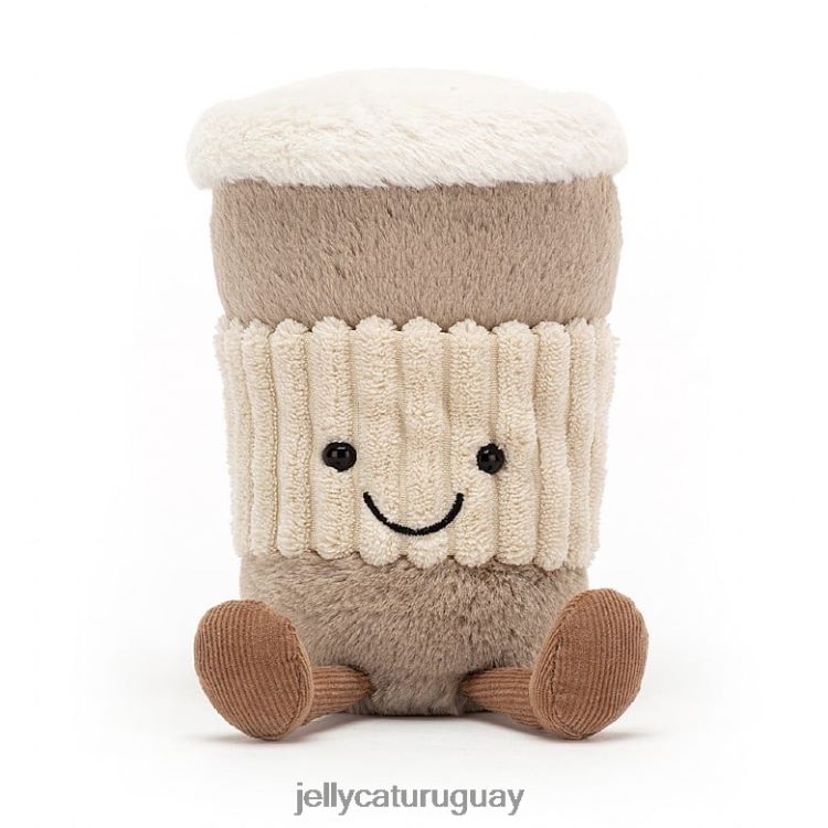 juguete Jellycat divertido café para llevar beige T88T62675
