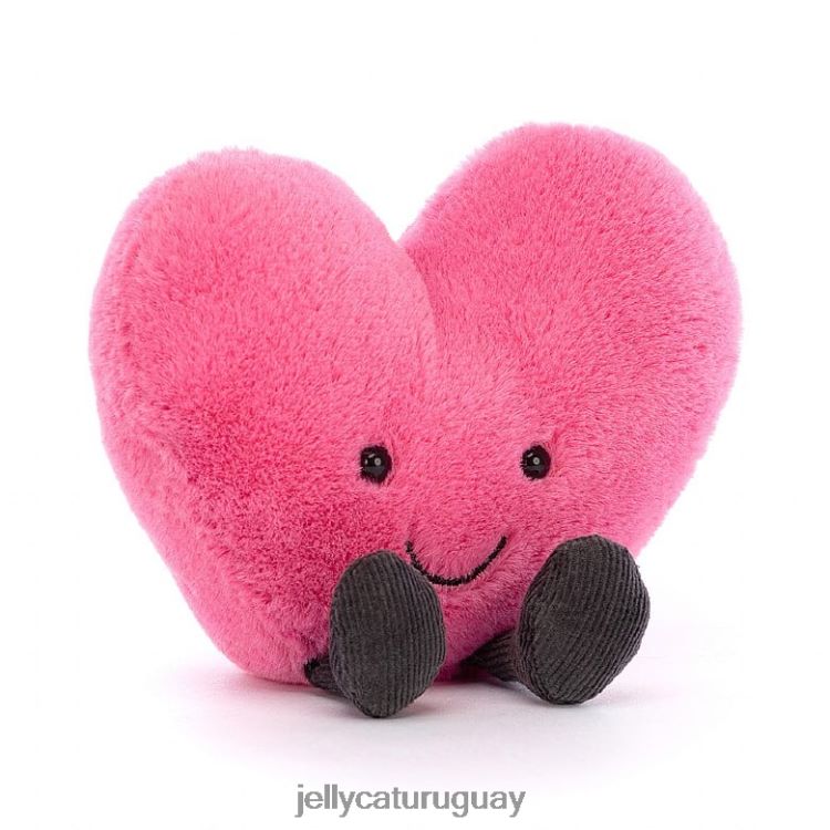 juguete Jellycat divertido corazón caliente rosa T88T6222