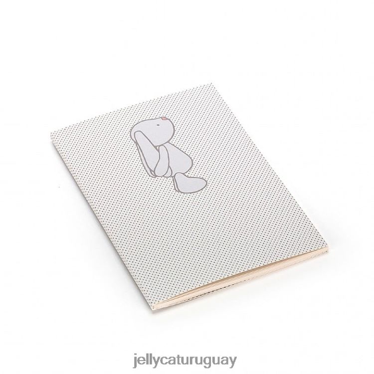 libro Jellycat Cuaderno A6 con manchas de conejito tímido beige T88T62738