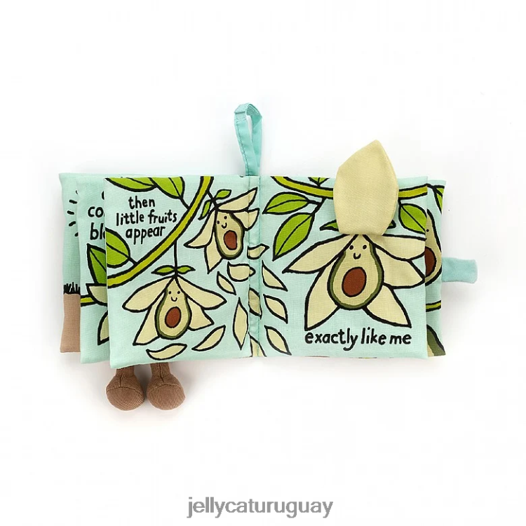 libro Jellycat libro de tela de aguacate multicolor T88T62764