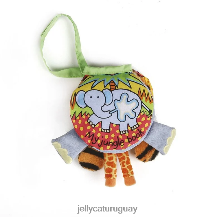 libro Jellycat mi libro de la selva multicolor T88T62755