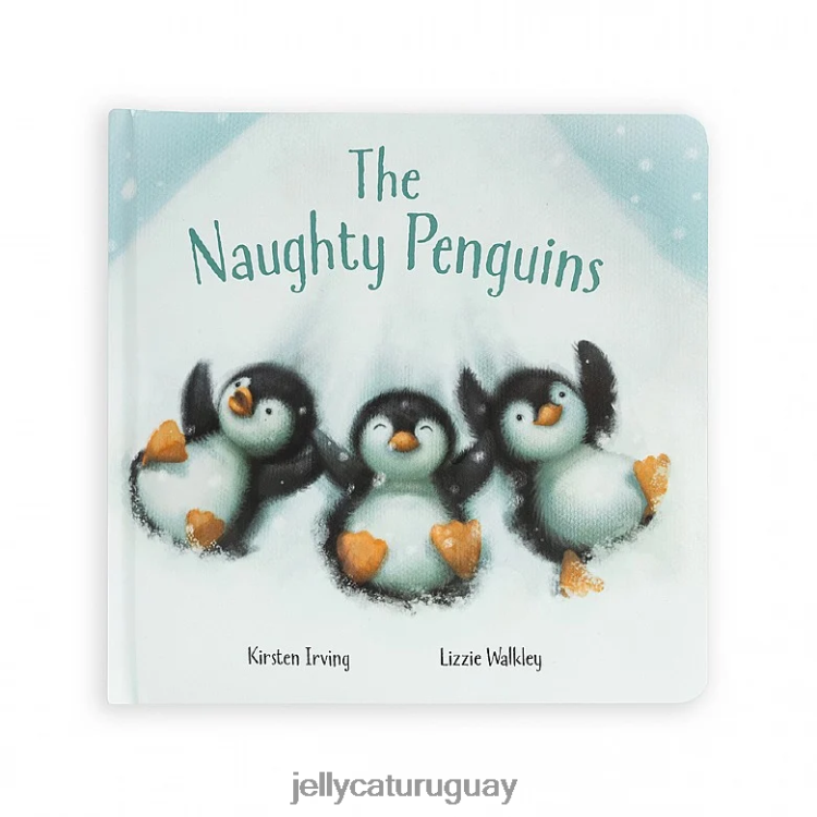 libro Jellycat el libro de los pingüinos traviesos y el pingüino maní gris T88T62649