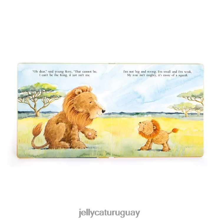 libro Jellycat el libro del león muy valiente multicolor T88T62698