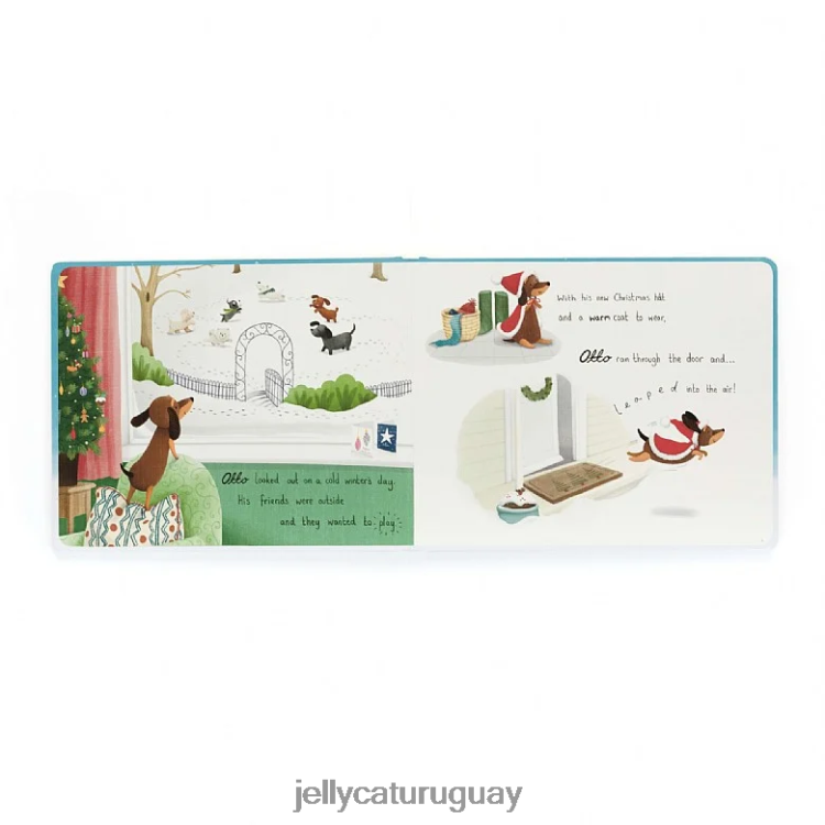 libro Jellycat libro de navidad nevado de otto multicolor T88T62277