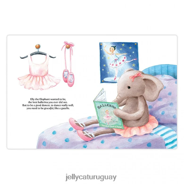 libro Jellycat libro elly bailarina multicolor T88T62703