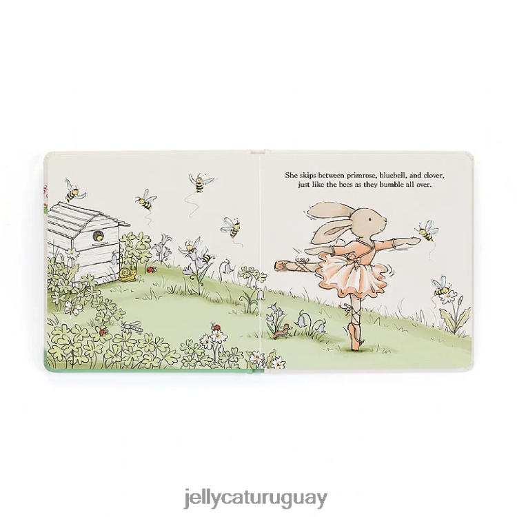 libro Jellycat libro lottie el conejito de ballet multicolor T88T62741