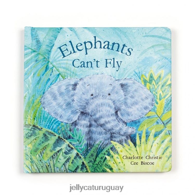 libro Jellycat los elefantes no pueden volar libro y juguetear elefante azul T88T62736