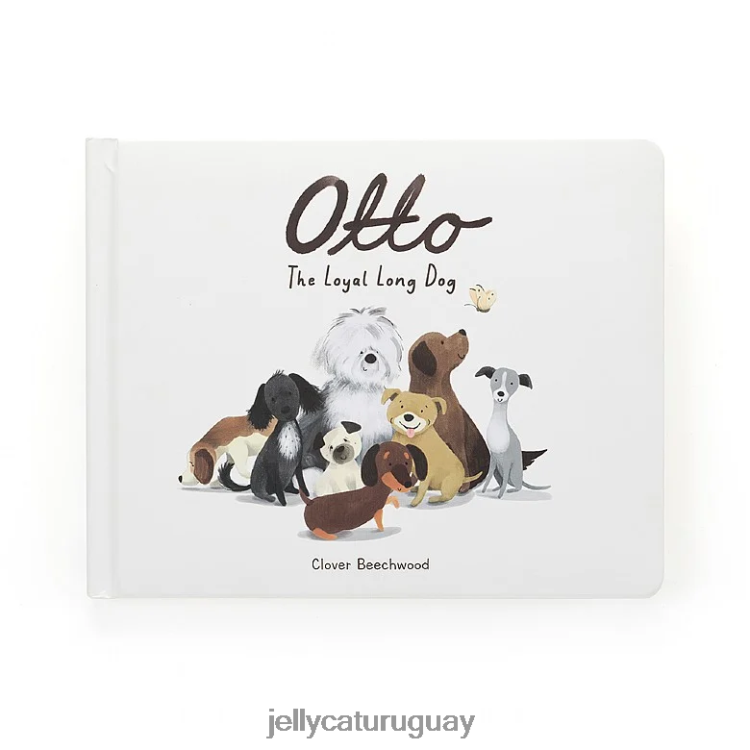 libro Jellycat otto el leal perro largo libro multicolor T88T62799