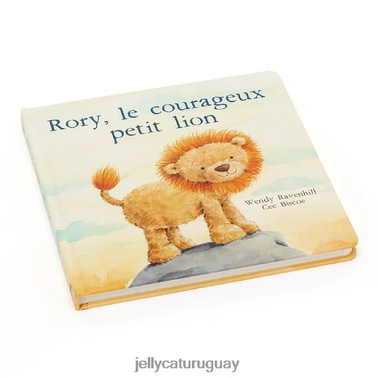 libro Jellycat rory le Courageux petit lion livre (el león muy valiente) multicolor T88T62708
