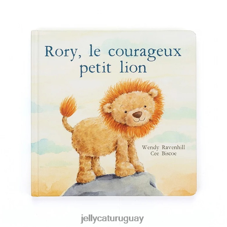 libro Jellycat rory le valientes petit lion y fuddlewuddle lion tan T88T62719
