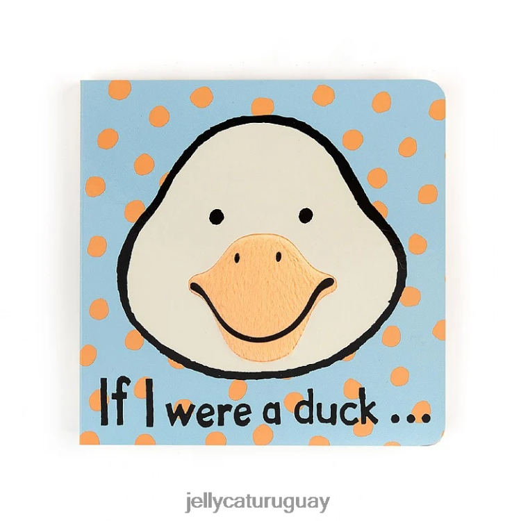 libro Jellycat Si yo fuera un libro de pato y un pato de Tumbletuft multicolor. T88T62807