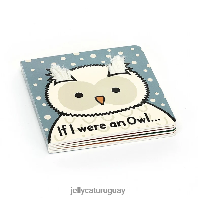 libro Jellycat si yo fuera un búho libro de cartón multicolor T88T62695