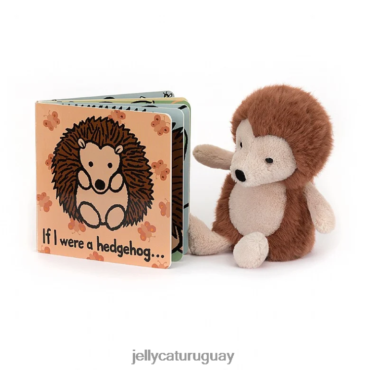 libro Jellycat si yo fuera un erizo libro y sauce erizo marrón T88T62793