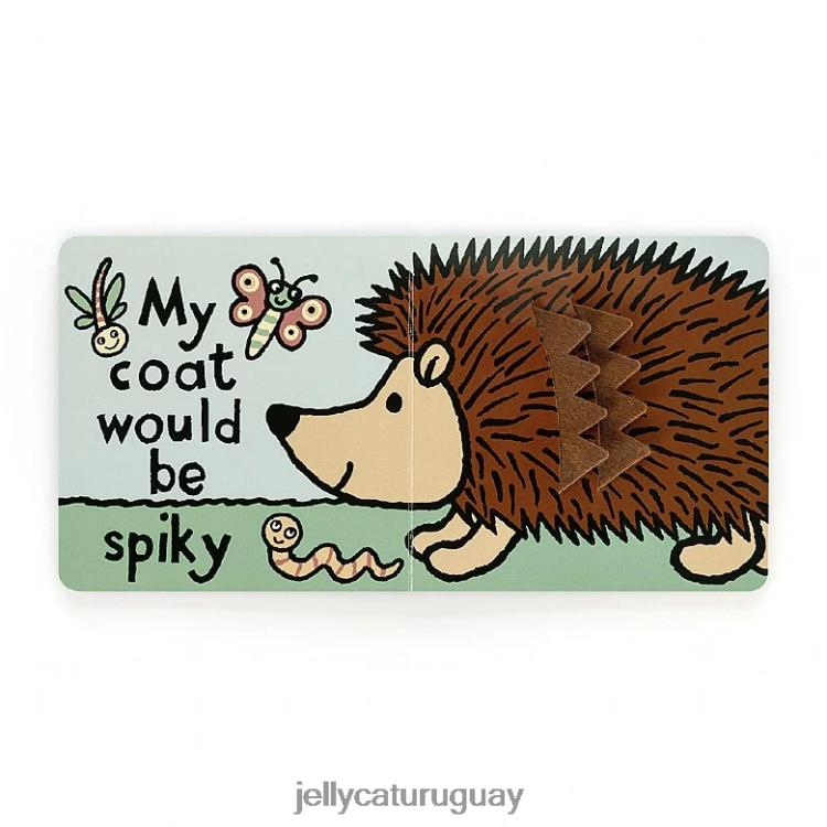 libro Jellycat si yo fuera un erizo libro y sauce erizo marrón T88T62793