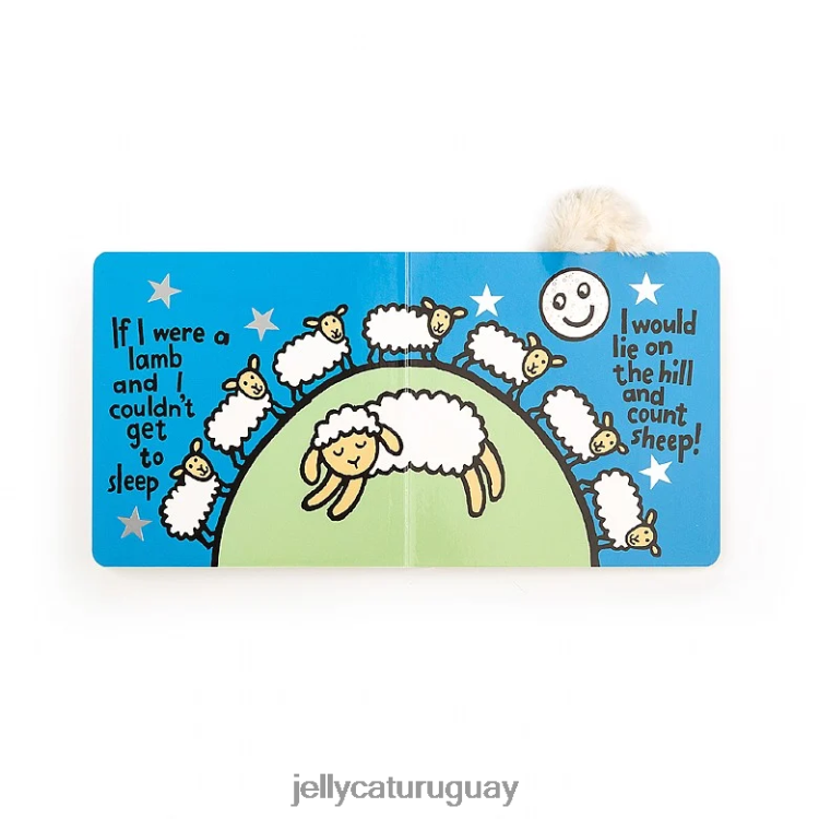 libro Jellycat si yo fuera un libro de cordero y una crema de cordero tímido T88T62735