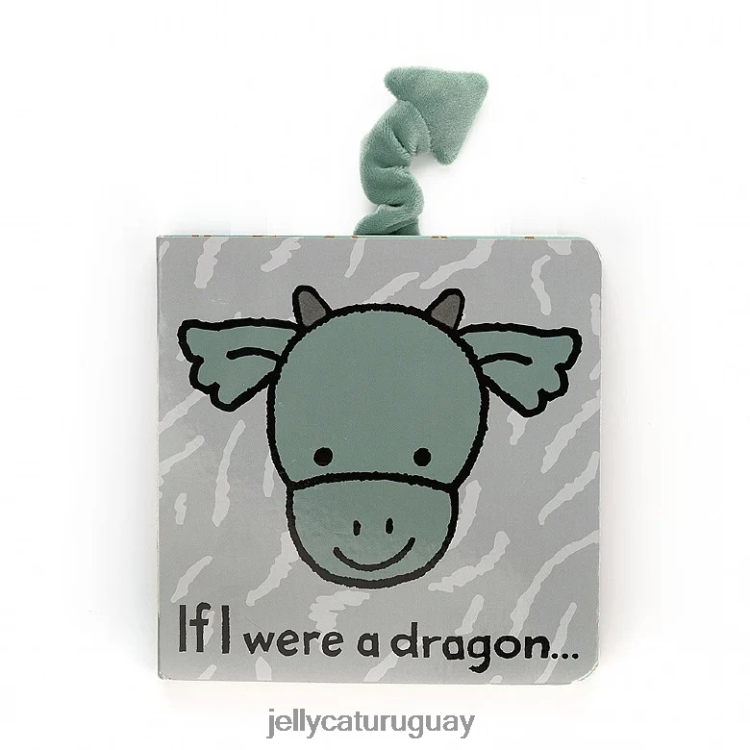 libro Jellycat si yo fuera un libro de dragones multicolor T88T62801