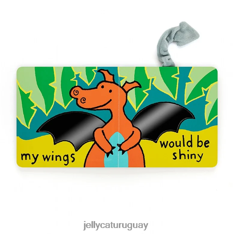 libro Jellycat si yo fuera un libro de dragones multicolor T88T62801