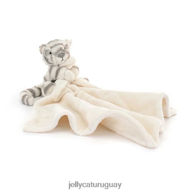 juguete Jellycat Chupete tímido Snow Tiger gris y blanco T88T62264