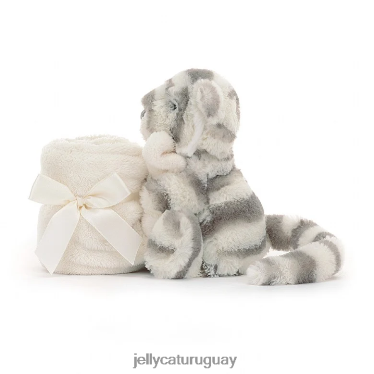 juguete Jellycat Chupete tímido Snow Tiger gris y blanco T88T62264