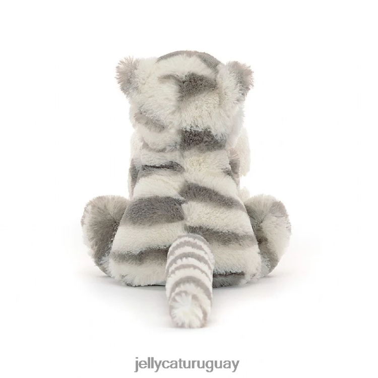 juguete Jellycat Chupete tímido Snow Tiger gris y blanco T88T62264
