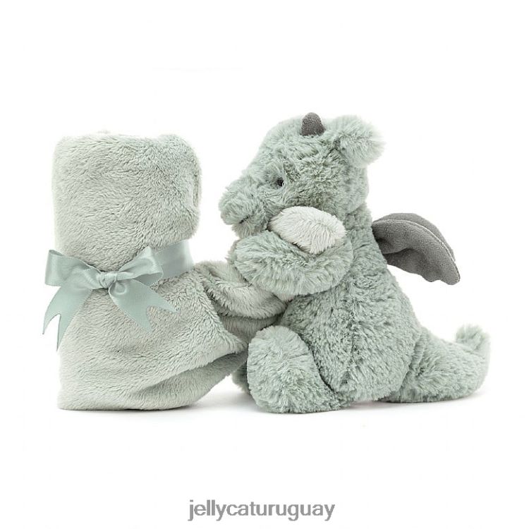 juguete Jellycat chupete dragón tímido verde T88T62460