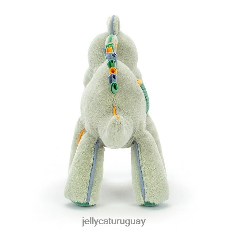 juguete Jellycat peek-a-boo dino actividad juguete verde T88T62769