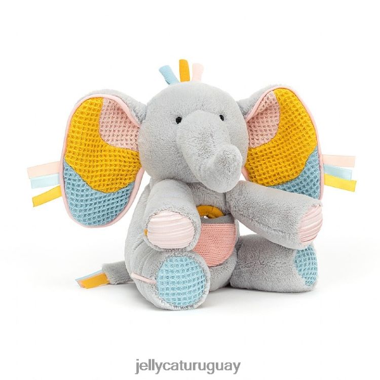 juguete Jellycat peek-a-boo elly actividad juguete azul T88T62713
